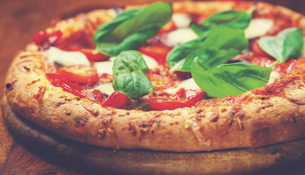 Pizza con farina Rusticana
